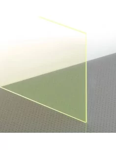 Metacrilato 3 mm Fluor Amarillo - Compra online en Moldiber