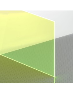 Metacrilato 3 mm Verde Fluor - Compra online en Moldiber