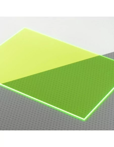 Metacrilato 3 mm Verde Fluor - Compra online en Moldiber Metacrilato 3 mm Verde Fluor - Compra online en Moldiber