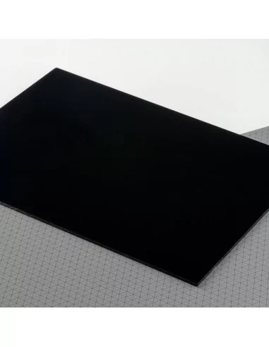 Metacrilato negro opaco 3 mm - Resistente y elegante Metacrilato negro opaco 3 mm - Resistente y elegante