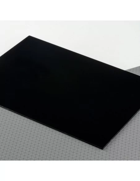 Metacrilato negro opaco 3 mm - Calidad y resistencia Metacrilato negro opaco 3 mm - Calidad y resistencia