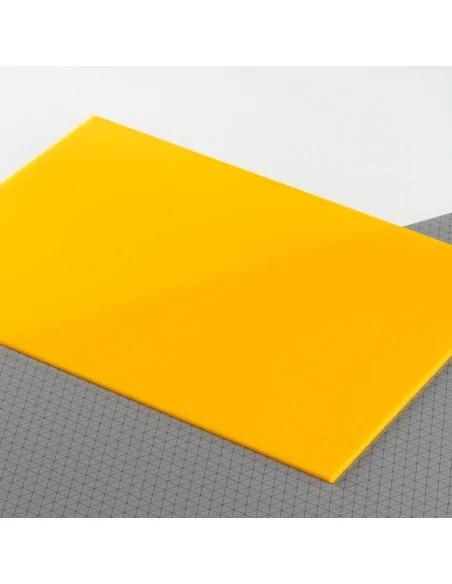 Metacrilato 3 mm amarillo - Compra online en Moldiber Metacrilato 3 mm amarillo - Compra online en Moldiber