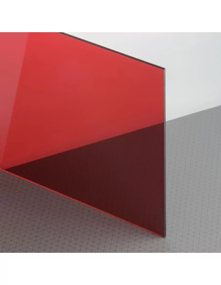Metacrilato 3 mm Rojo - Compra online en Moldiber