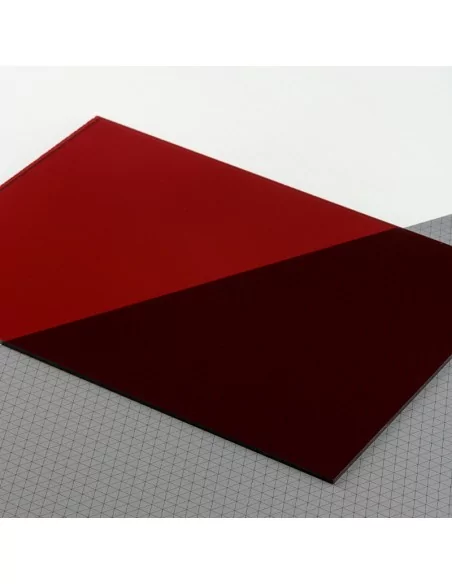 Metacrilato 3 mm Rojo - Compra online en Moldiber