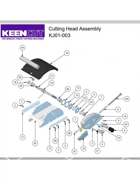 Palier lisse coulissant en fluoroplastique Keencut CA75115 Palier lisse coulissant en fluoroplastique Keencut CA75115