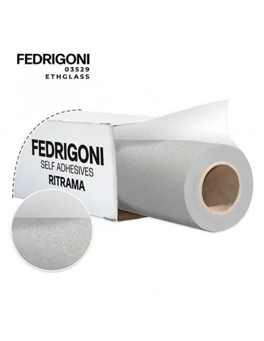 Vinil Eth Glass cristal ácido Fedrigoni 03529 prata acetinado Vinil Eth Glass cristal ácido Fedrigoni 03529 prata acetinado