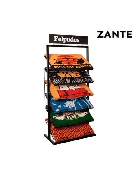 Expositor metálico para felpudos Zante en Moldiber