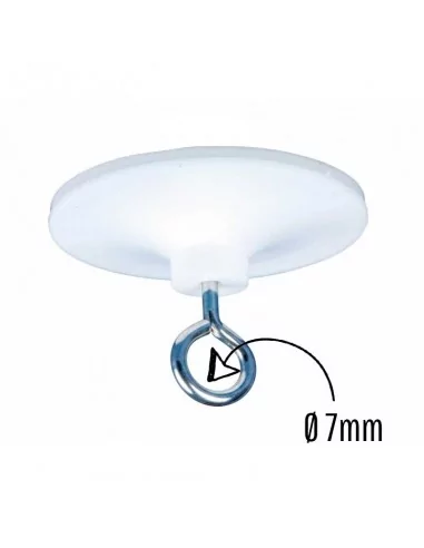 Colgador adhesivo techo aro metálico Ø40 mm - Compra online