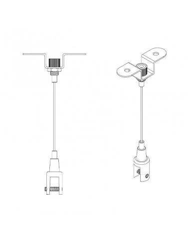 Kit de suspensión para cartelería - Moldiber