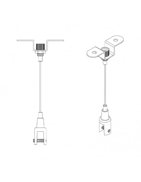 Kit de suspensión para cartelería - Moldiber
