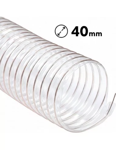 Tubo mangueira aspiração poliuretano 40 mm