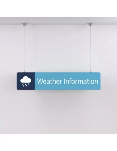 Sistema para pendurar para sinalização