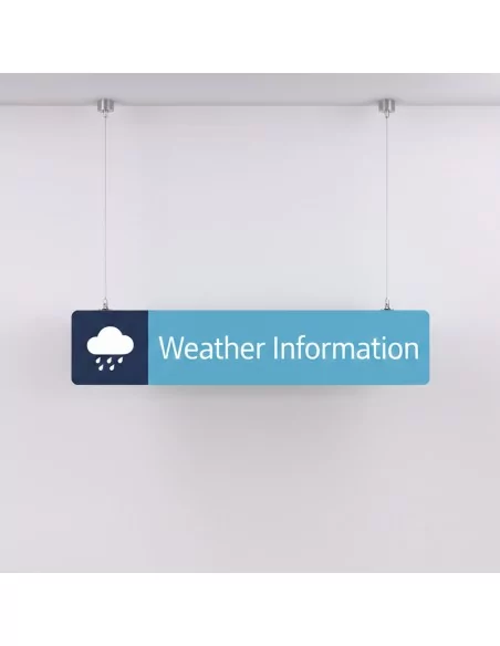 Sistema para colgar para cartelería Sistema para colgar para cartelería