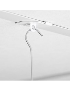 Suporte metálico branco para tetos desmontáveis de 24 mm 2