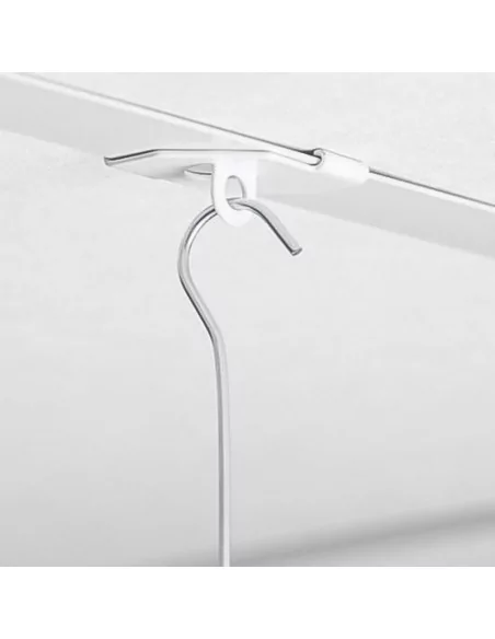 COLGADOR METÁLICO BLANCO PARA TECHOS DESMONTABLES DE 24 mm COLGADOR METÁLICO BLANCO PARA TECHOS DESMONTABLES DE 24 mm