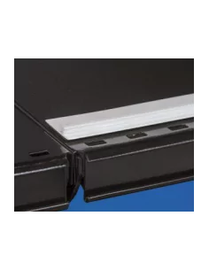 Trilho magnético separadores transparente