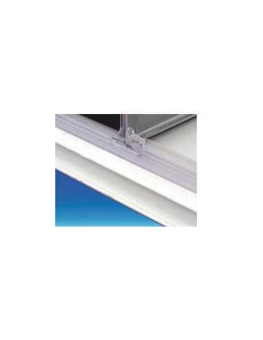 Rail adhésif séparateurs 25mm transparent 1000mm Rail adhésif séparateurs 25mm transparent 1000mm