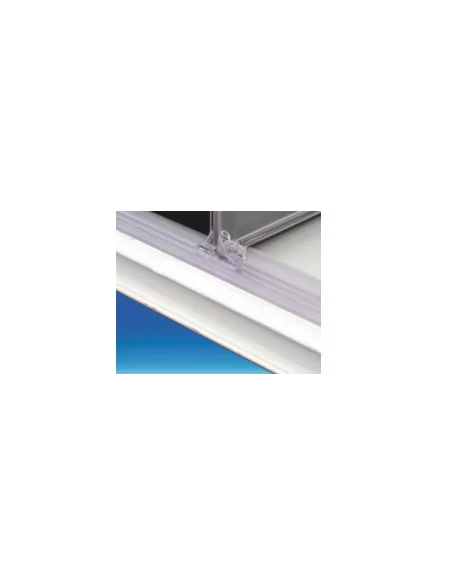 Rail adhésif séparateurs 25mm transparent 1000mm Rail adhésif séparateurs 25mm transparent 1000mm