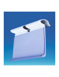 Suporte etiquetas gancho branco