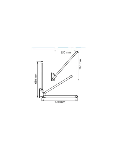 Kit de PVC pour bannières 60º