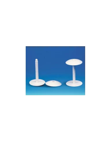 Vis en plastique blanc Ø 5 mm tête Ø 28 mm Vis en plastique blanc Ø 5 mm tête Ø 28 mm
