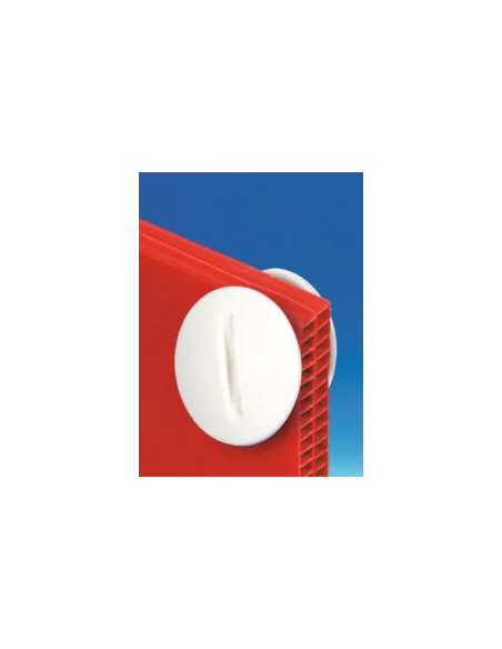 Parafuso plástico branco Ø 7,7 mm cabeça Ø 28 mm Parafuso plástico branco Ø 7,7 mm cabeça Ø 28 mm