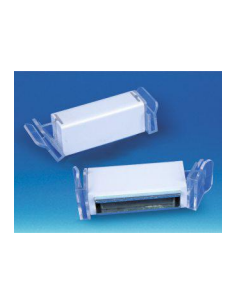 Clip transparente 2 ángulos Promobase magnético panel 5 mm