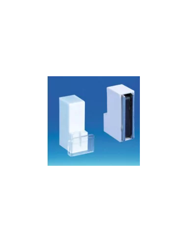 Clip transparente inclinado para painéis de 3 mm Clip transparente inclinado para painéis de 3 mm