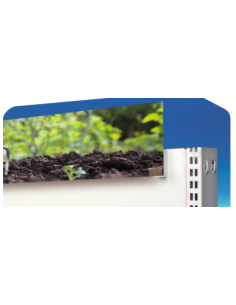Clip transparente inclinado para paneles 5 mm - Compra online en 2