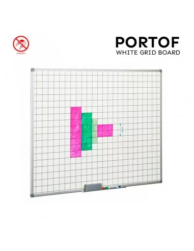 Pizarra blanca cuadriculada para preescolar - Modelo Protof Pizarra blanca cuadriculada para preescolar - Modelo Protof