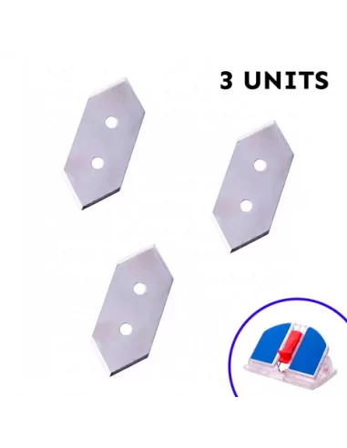 Lames de rechange pour cutter PPT009 (Pack 3 uds)