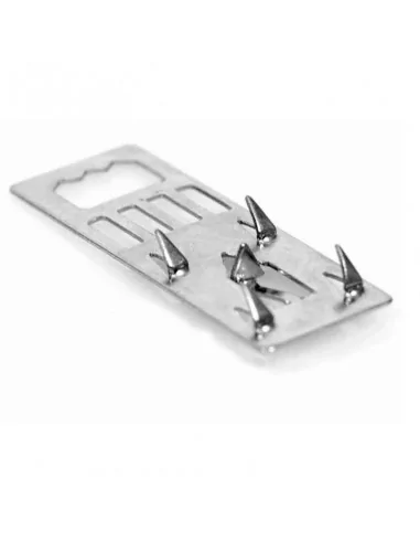 Colgador metálico dentado para paneles de Cartón Pluma y Foam Board