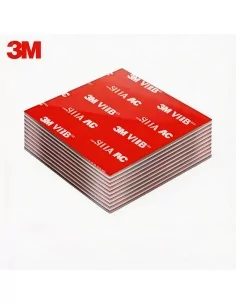 Cinta adhesiva de doble cara 3M de alta adherencia de espuma sin residuos cuadrada 40 x 40 mm