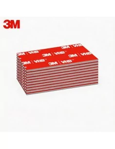 Cinta adhesiva de doble cara 3M de alta adherencia de espuma sin residuos cuadrada 30 x 40 mm