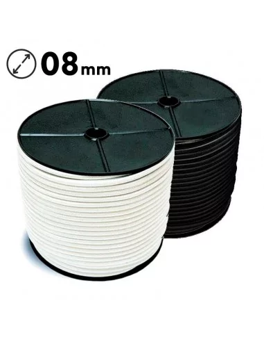 CORDÓN ELASTICO PARA INSTALACION DE LONAS CON OLLAOS 8mm diámetro