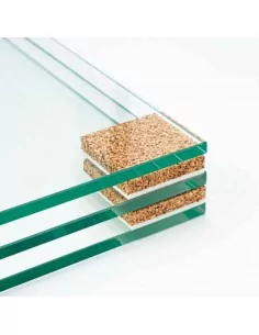 SEPARADORES DE CORCHO CON CUERPO DE ESPUMA PARA PROTECCIÓN VIDRIOS Y CRISTAL 2