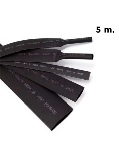 Gaine thermorétractable noire 5m – Protection des câbles et connexions 2
