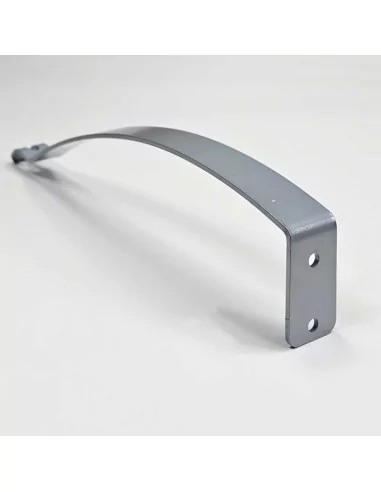 Support pour luminaire LED laqué gris avec vis de fixation Support pour luminaire LED laqué gris avec vis de fixation