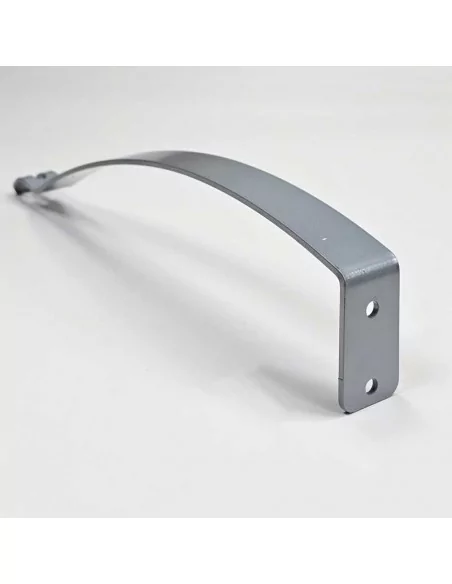 Support pour luminaire LED laqué gris avec vis de fixation Support pour luminaire LED laqué gris avec vis de fixation