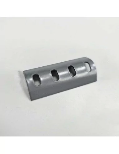 Pièce de jonction pour luminaire gris laqué + vis inox Pièce de jonction pour luminaire gris laqué + vis inox