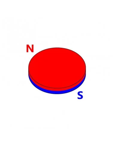 Disco de neodímio ⌀4×1.5 mm N35