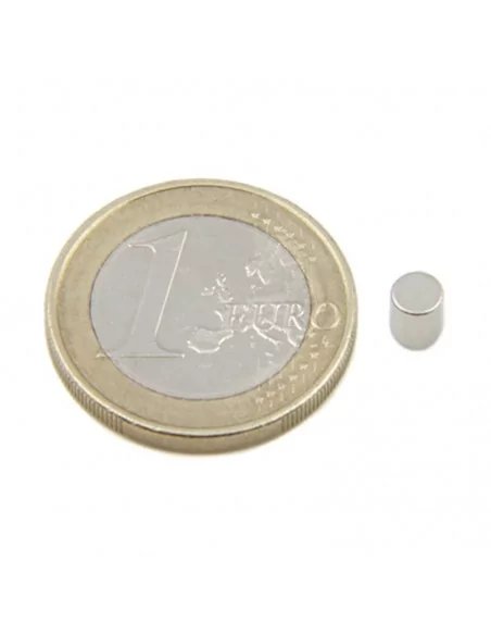 Disco de neodímio ⌀4×4 mm N42