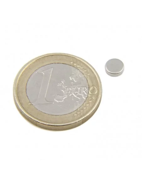 Disco de neodímio ⌀5×1.5 mm N50 Disco de neodímio ⌀5×1.5 mm N50