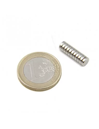 Disco de neodímio ⌀5×1.5 mm N50 Disco de neodímio ⌀5×1.5 mm N50