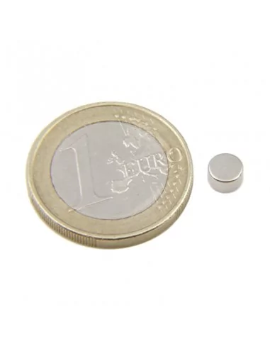 Disco de neodímio ⌀5×3 mm N35 Disco de neodímio ⌀5×3 mm N35