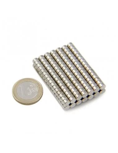 Disco de neodímio ⌀5×3 mm N35 Disco de neodímio ⌀5×3 mm N35