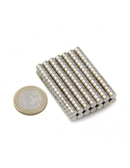 Disco de neodímio ⌀5×3 mm N35 Disco de neodímio ⌀5×3 mm N35
