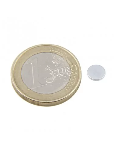 Disco de neodímio ⌀6×0.75 mm N50 banho de Zn