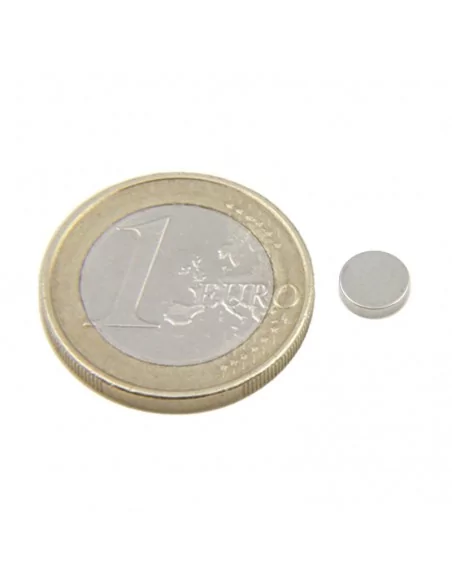 Disco de neodímio ⌀6 × 1.5 mm N35 Disco de neodímio ⌀6 × 1.5 mm N35