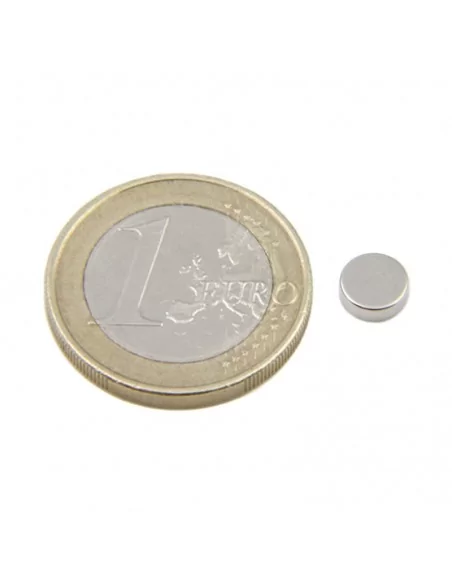Disque en néodyme ⌀6 × 2 mm N35 Disque en néodyme ⌀6 × 2 mm N35